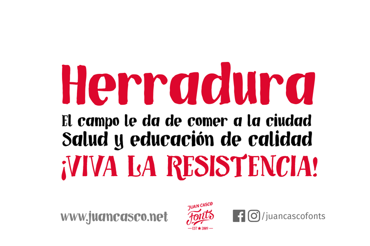 Herradura字体 1