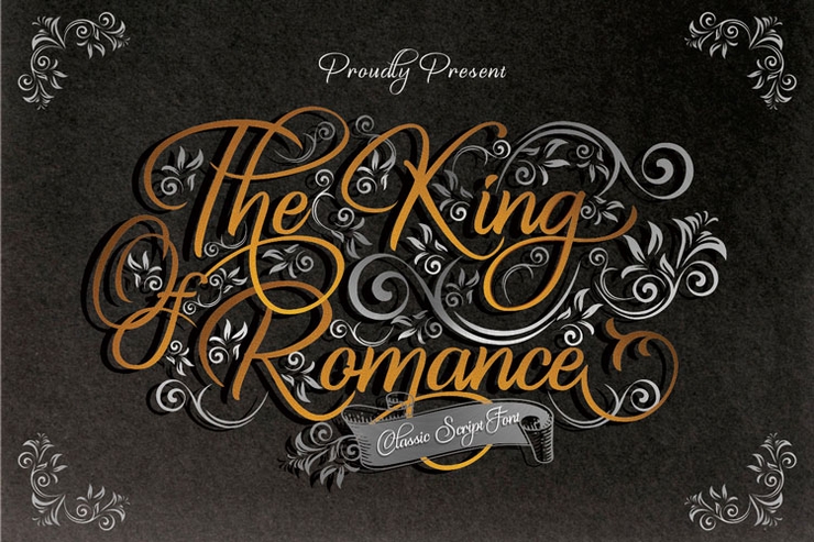 The King Of Romance字体 6