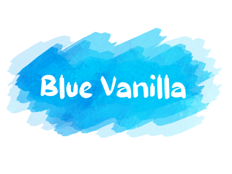 b Blue Vanilla字体 1
