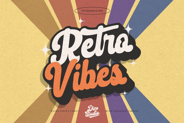 Retro Vibes Regular Personal us字体 2