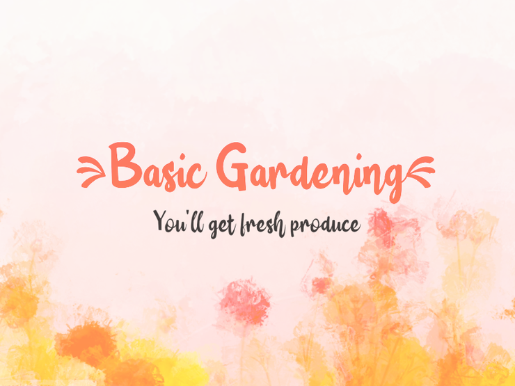 b Basic Gardening字体 1