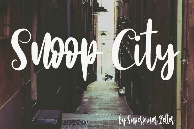 Snoop City字体 3