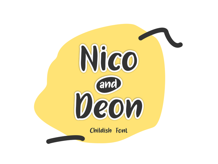 Nico and Deon字体 2