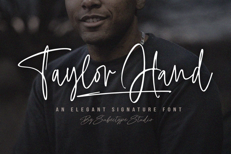 Taylor Hand字体 1