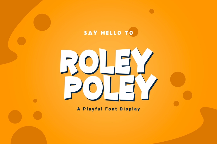 Roley Poley字体 7