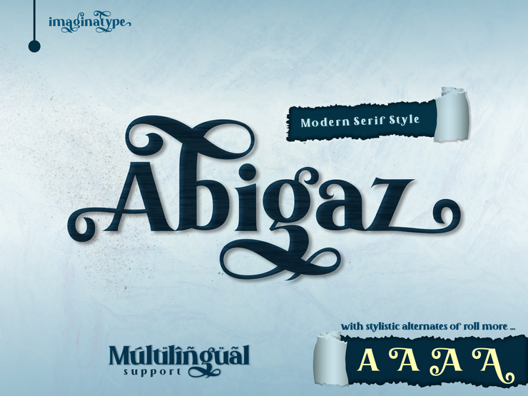 Abigaz字体 1