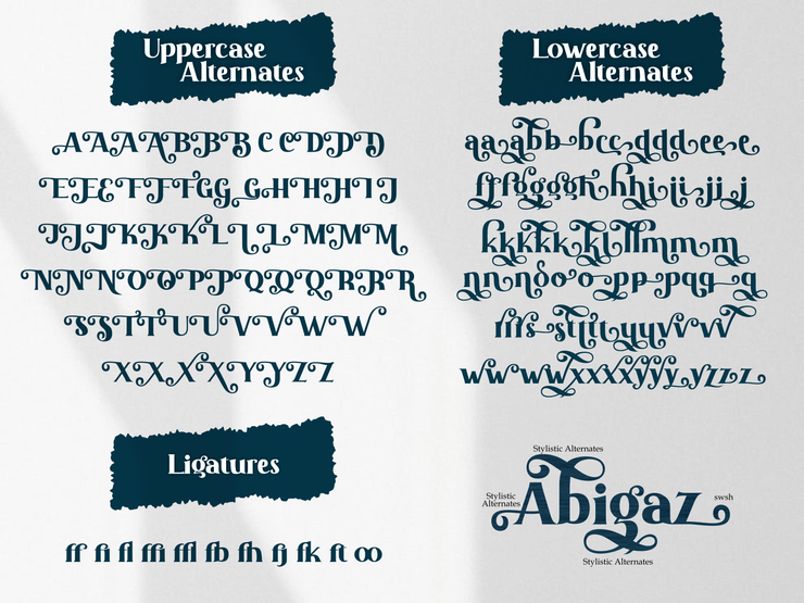 Abigaz字体 2