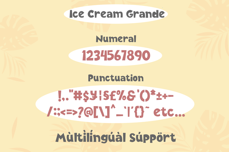 Ice Cream Grande字体 2