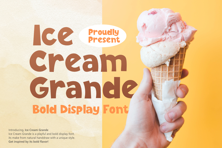 Ice Cream Grande字体 6