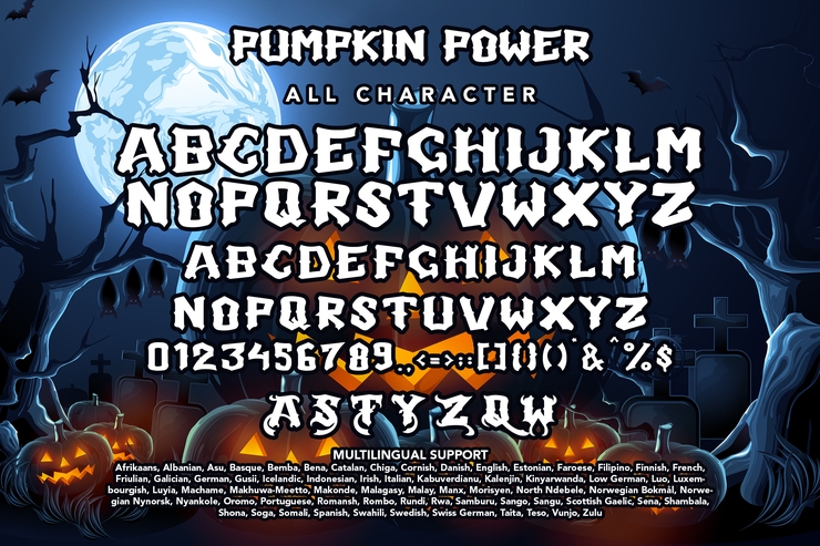 Pumpkin Power字体 8