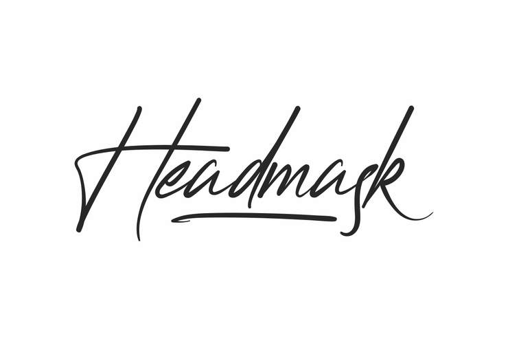 Headmask字体 1