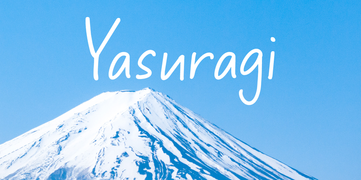 Yasuragi字体 1