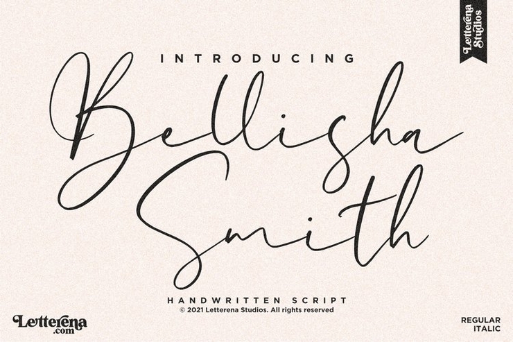 Bellisha Smith字体 1