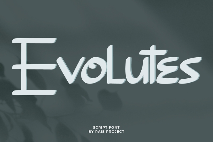 Evolutes字体 1