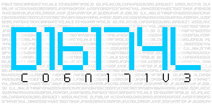 Digital cognitive字体 2