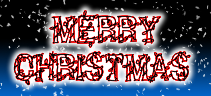 CF Christmas ****字体 1