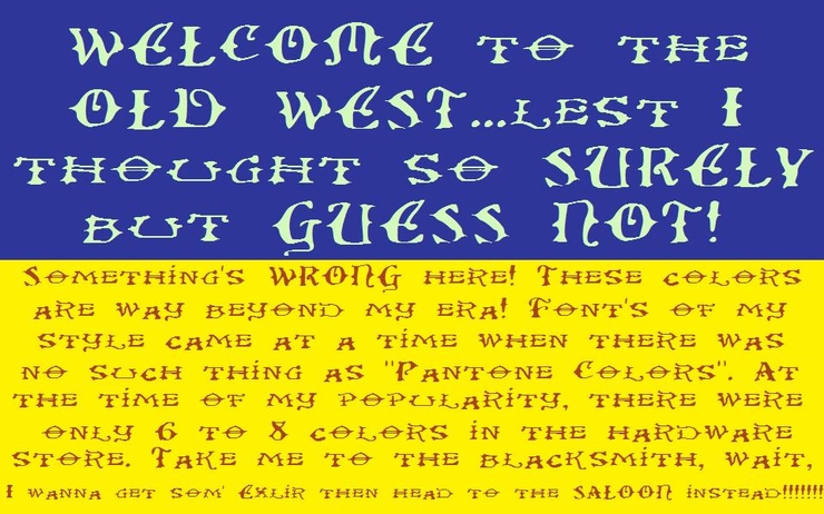 Ol' Wes' Rustik字体 2
