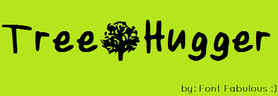 Tree Hugger字体 1