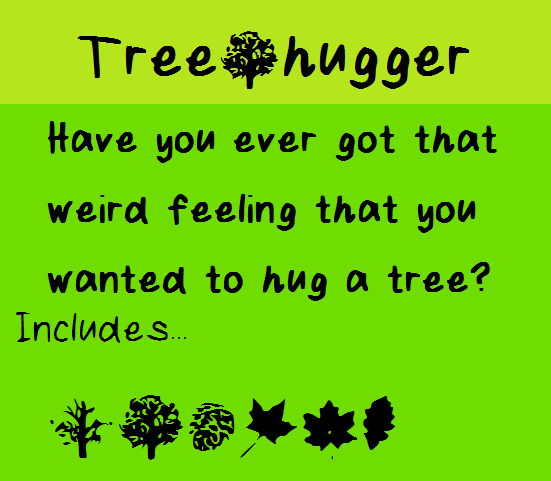 Tree Hugger字体 2