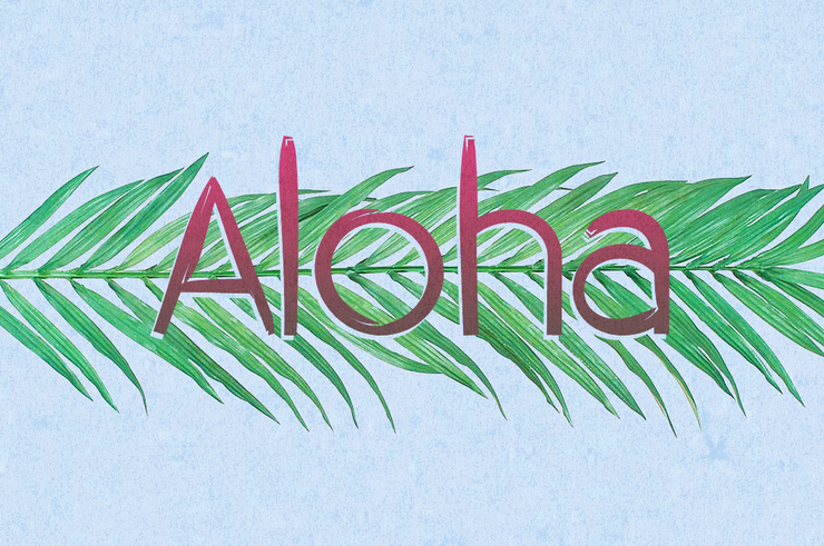 Aloha字体 1