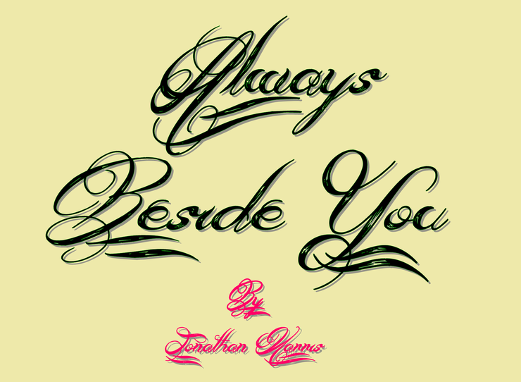 Always Beside You font 1