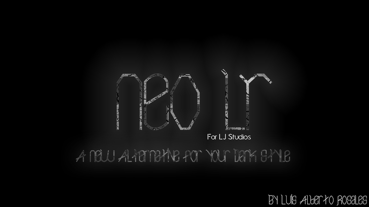 Neo LR字体 2