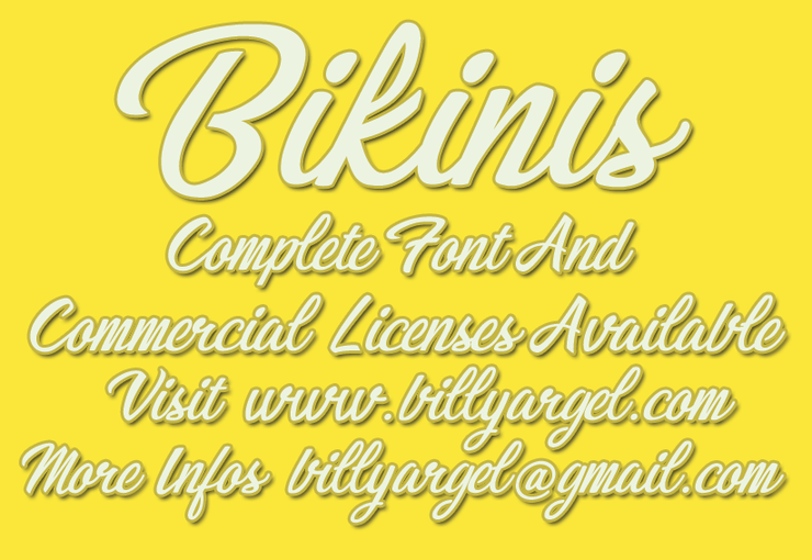 Bikinis字体 1