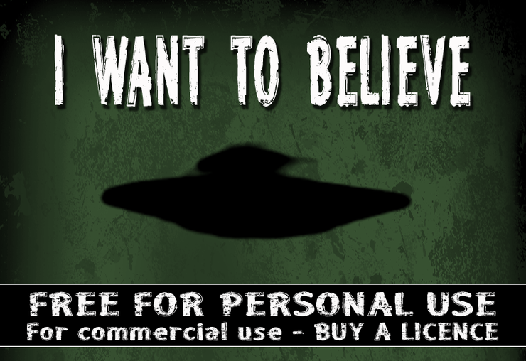 CF I want to believe Comp字体 1