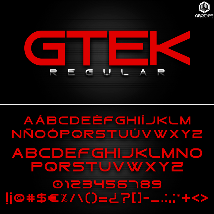 Gtek Regular字体 3