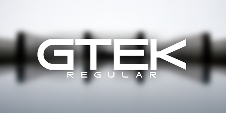 Gtek Regular字体 4