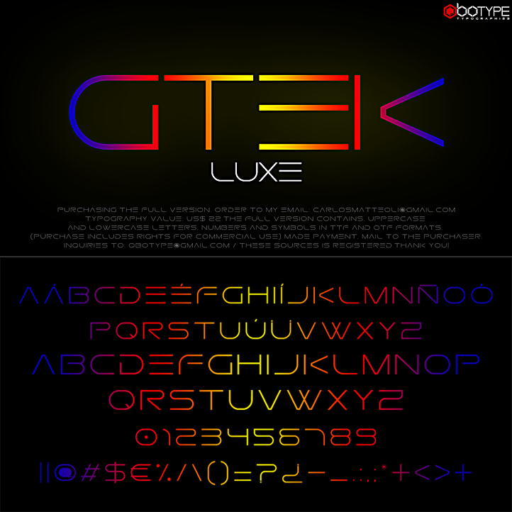 Gtek Regular字体 9