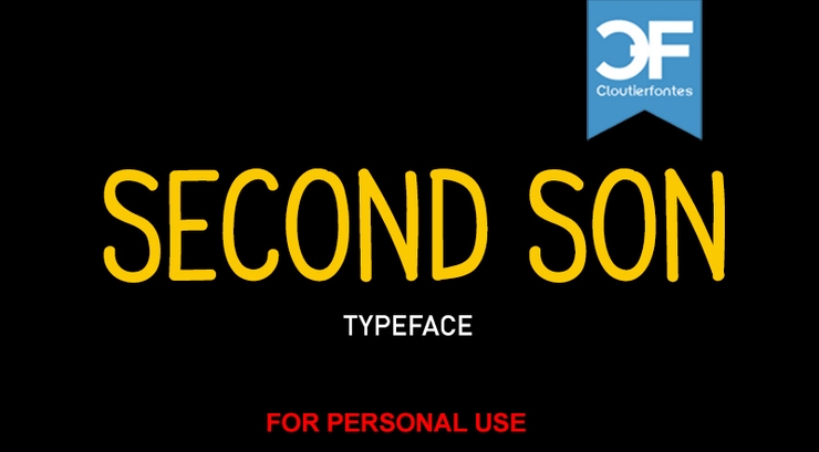 CF Second Son字体 1