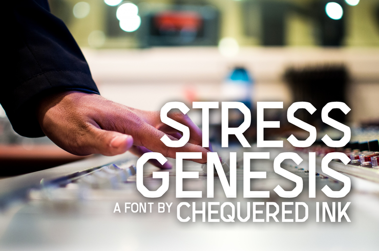 Stress Genesis字体 1