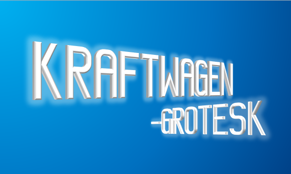 Kraftwagen-Grotesk NBP字体 1