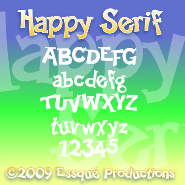 Happy Serif字体 1