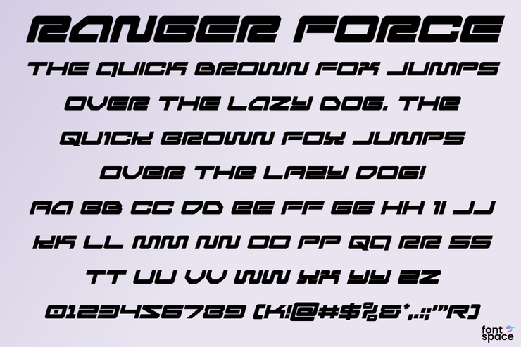 Ranger Force字体 1
