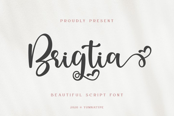 Brigtia字体 1