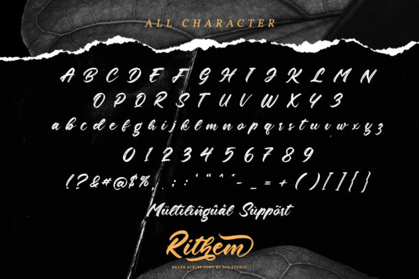 Rithem字体 3