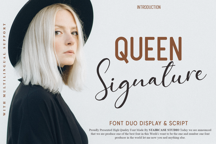 Queen Signature Duo字体 1