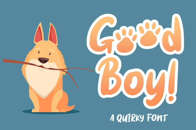 Good boy字体 1