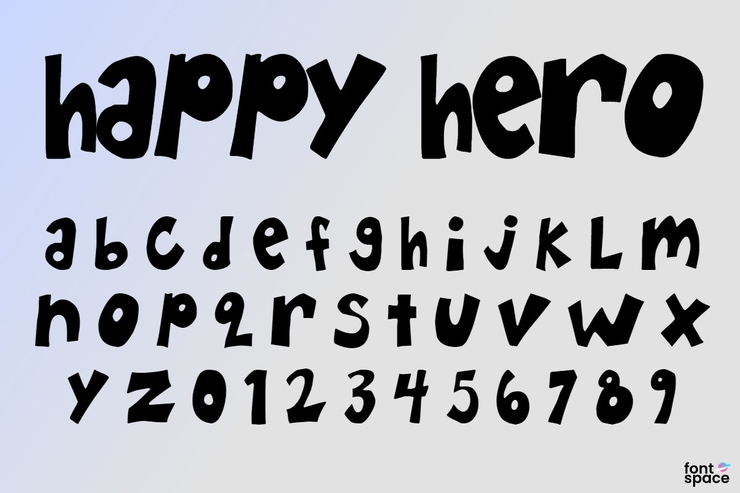 Happy Hero字体 1