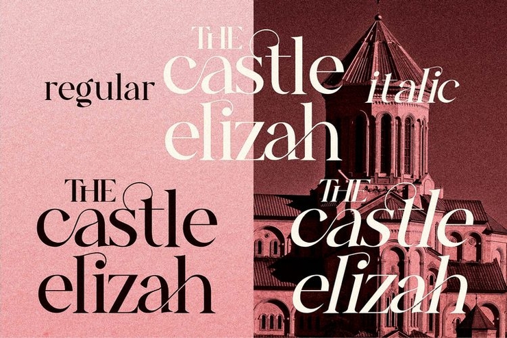 The Castle Elizah字体 1