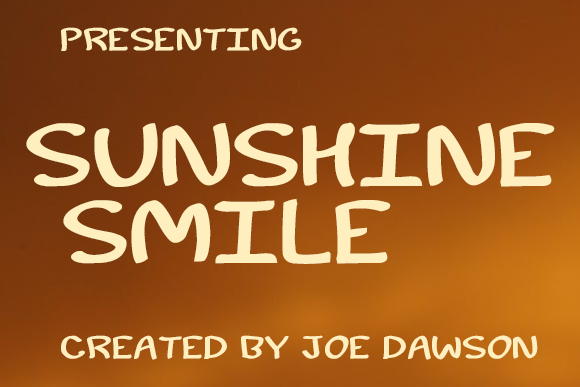 Sunshine Smile字体 3