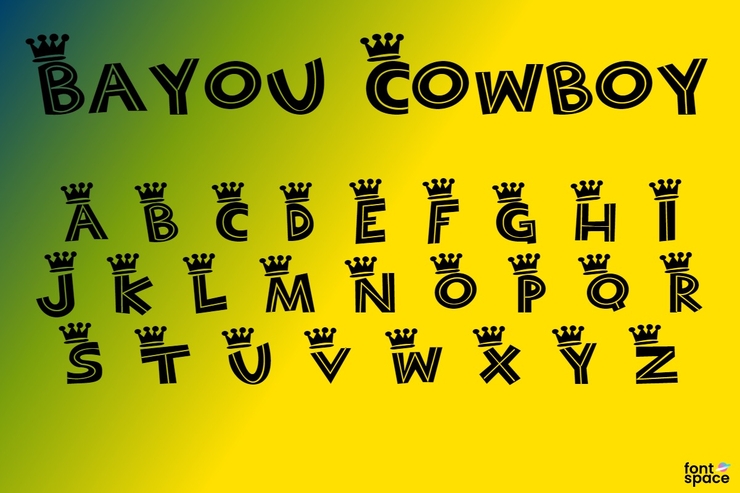 Bayou Cowboy字体 1