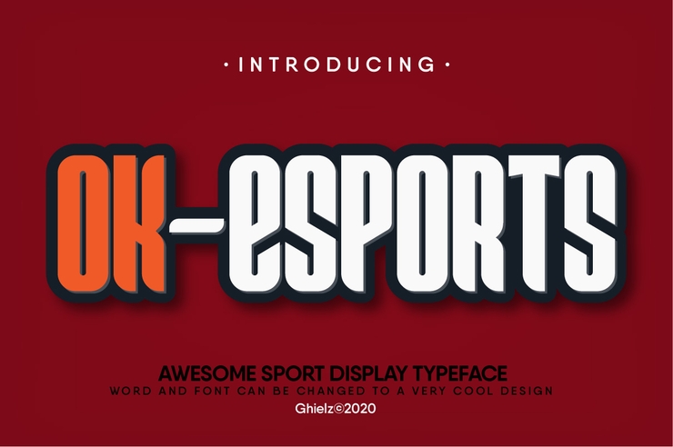 Ok-Esport字体 1