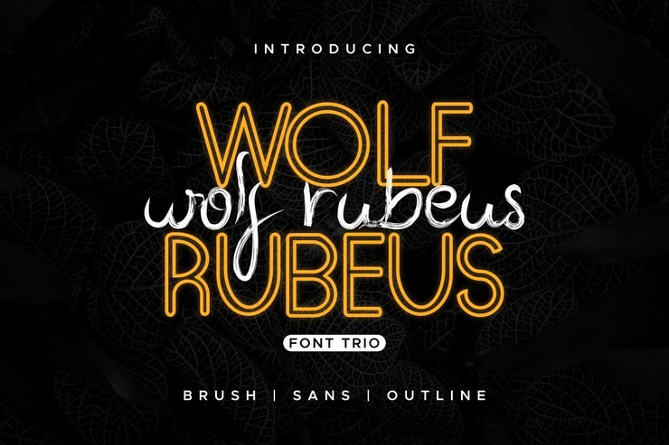 Wolf Rubeus Demo字体 1