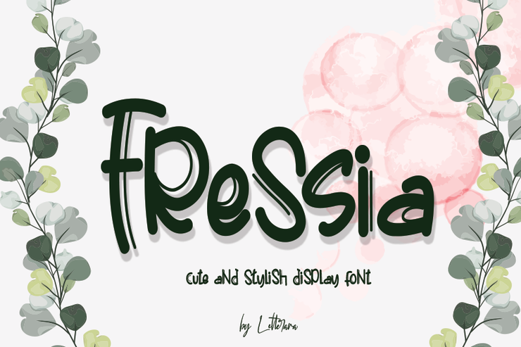 Fressia字体 1