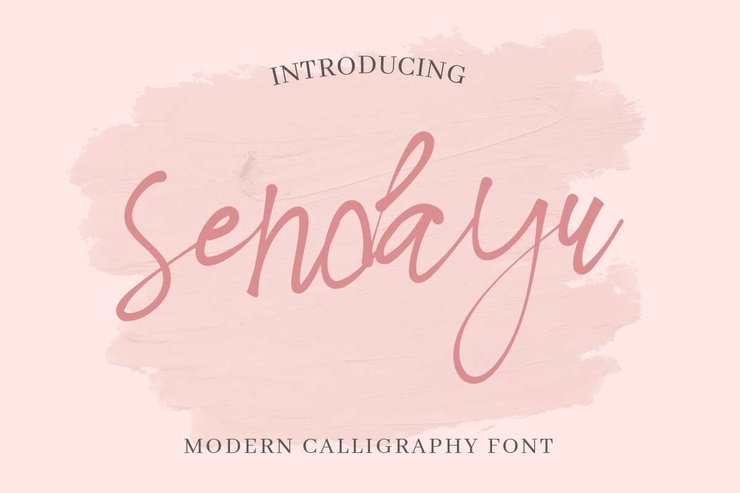Sendayu字体 1