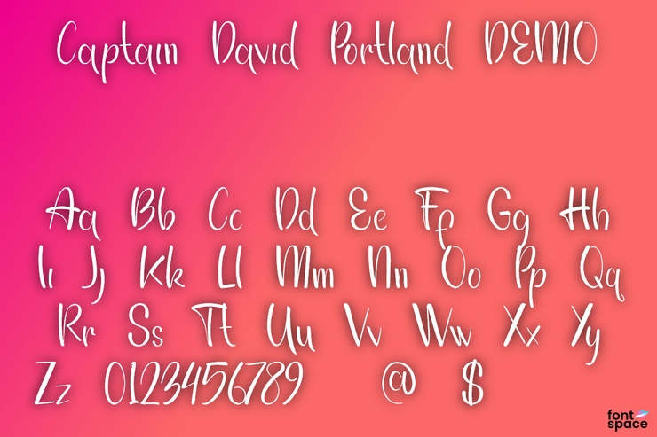 Captain David Portland字体 1