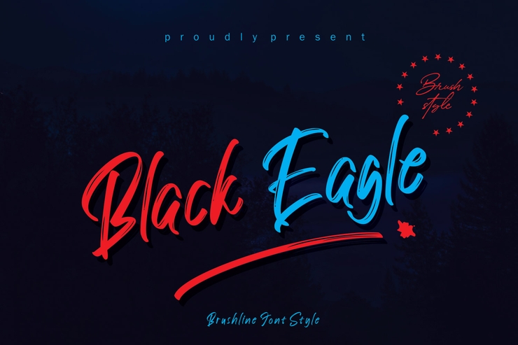 Black Eagle字体 9